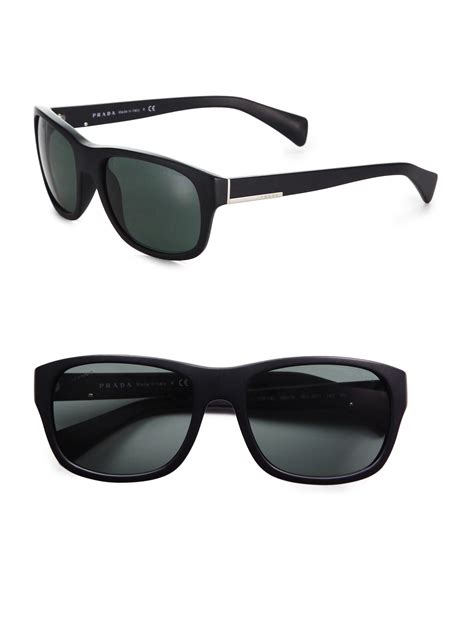 thin black prada sunglasses|Prada black sunglasses men.